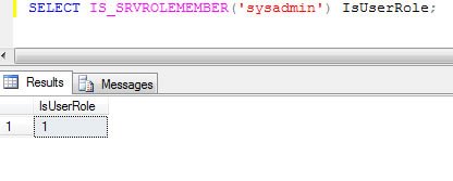 Role member query.