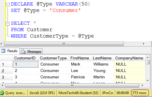 SELECT FROM WHERE Query Execution Plan.