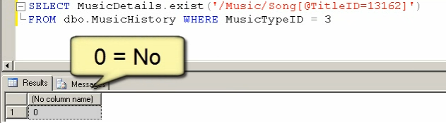 exist() method Screenshot 3b