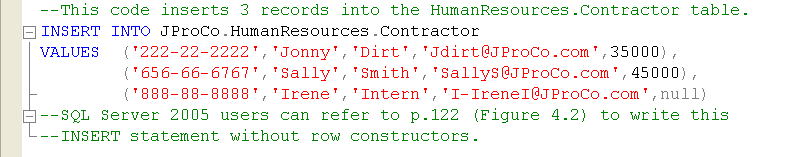 INSERT INTO statement with multiple records.