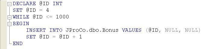 Set and increment counter integer.