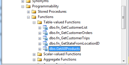 Table-valued functions.