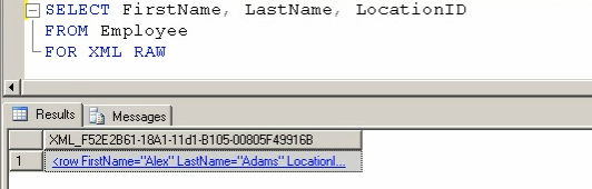 XML tool window.