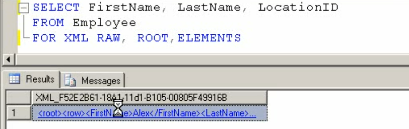 SQL Server Tool Window Query Execution.