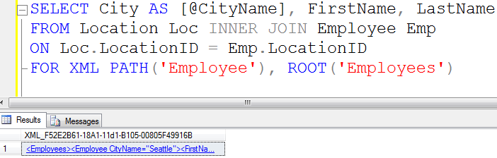 Select city from table with join condition.