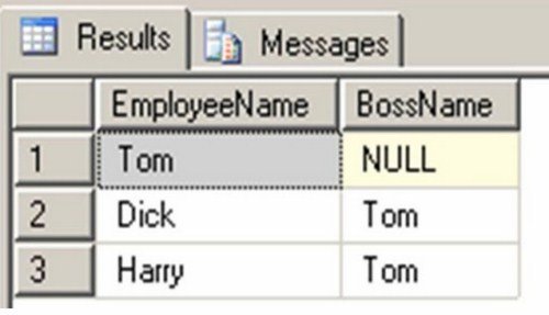 NULL in employee table.