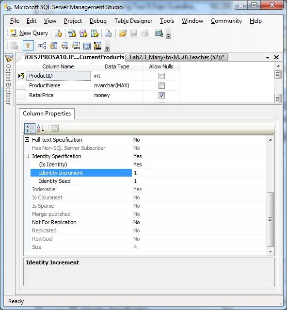 Identity Increment Window.