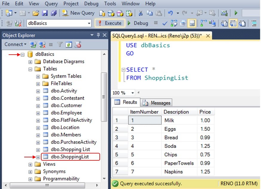 Run SQL query in SQL Server Management Studio.