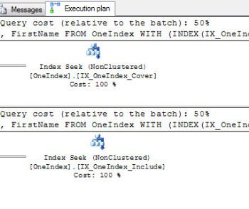 Execution plan for SQL Server query.