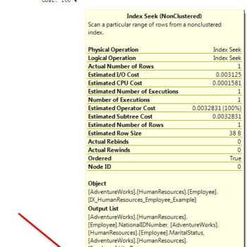 Index Seek (NonClustered).