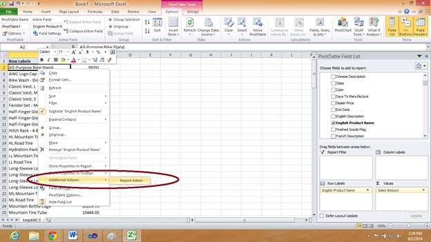 Reporting Action Tool.