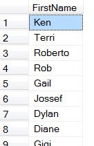 Select a name from dropdown.