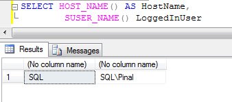 SQL Server Management Studio query window.