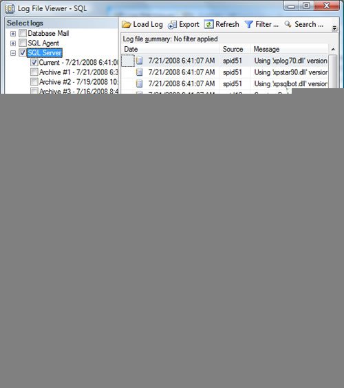 Log File Viewer - SQL.
