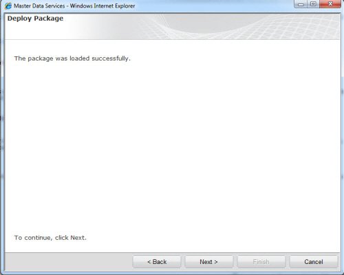 Deploy Package.