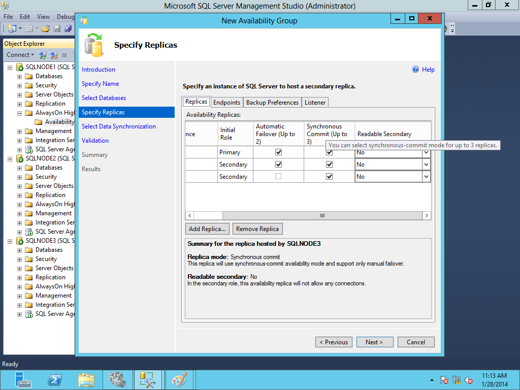Migration to AlwaysOn Availability Group.