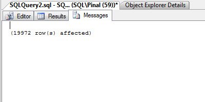 SQL Server query execution details.