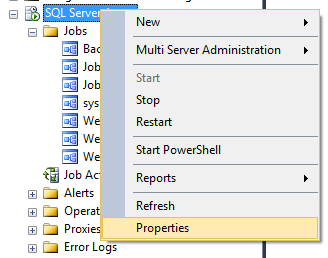 SQL Agent Job Properties.
