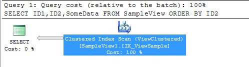 SQL Server query window.