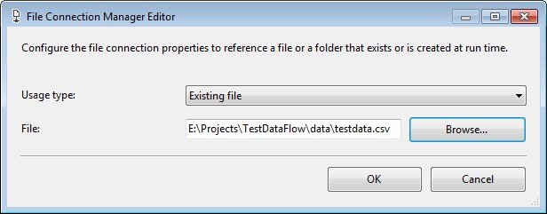 File connection manager editor.