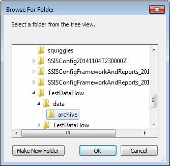 Browse For Folder Dialog.