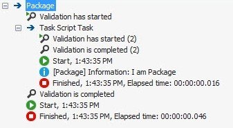 SSIS Task Script Task window.