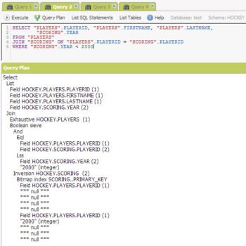 SQL Server Query Plan Explorer.