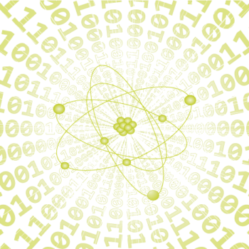 A visual representation of a computer's atomic structure.