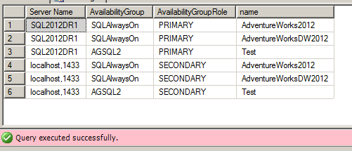 Central management server screenshot.