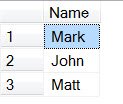 Table with three rows and four columns.