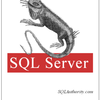 The cover of a SQL Server book.