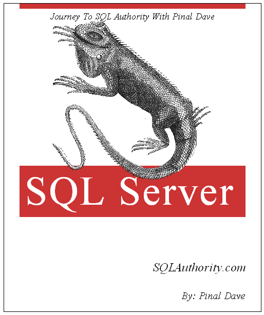 The cover of a SQL Server book.