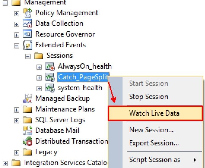 Watch Live Data.
