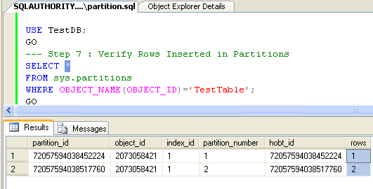 SQL Server Object Explorer.