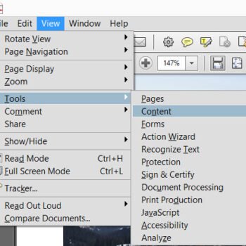 Tools Tab With Content.
