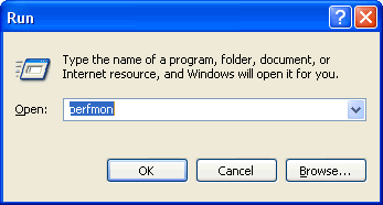 Run dialog box.