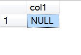 NULL value in SQL Server.