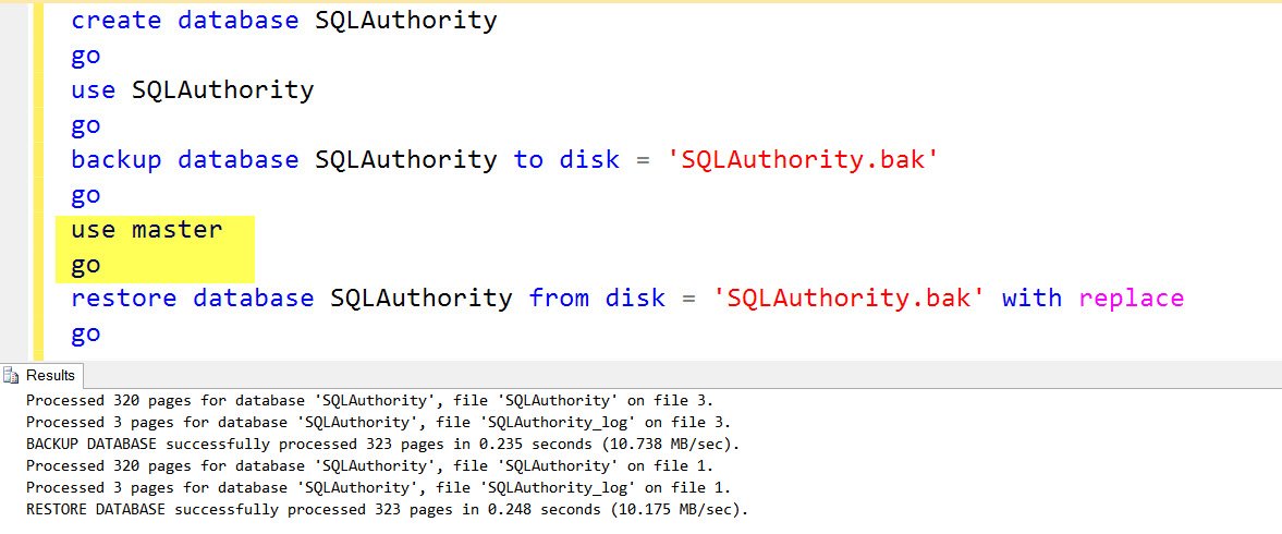 SQLAuthority.bak' file.