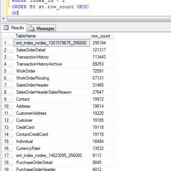 Set ROWCOUNT Option in SQL Server Management Studio.