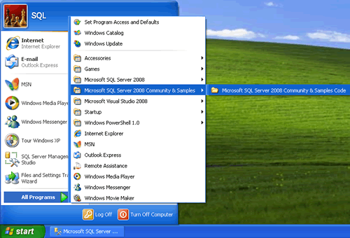 Right click context menu.