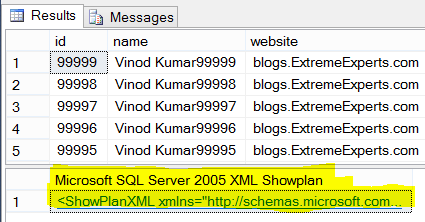 Showplan XML.