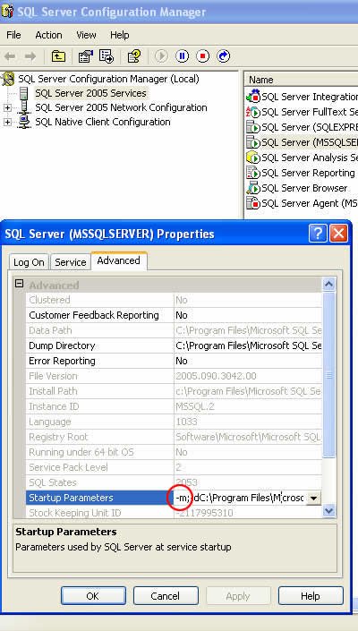 SQL Server Management tools.