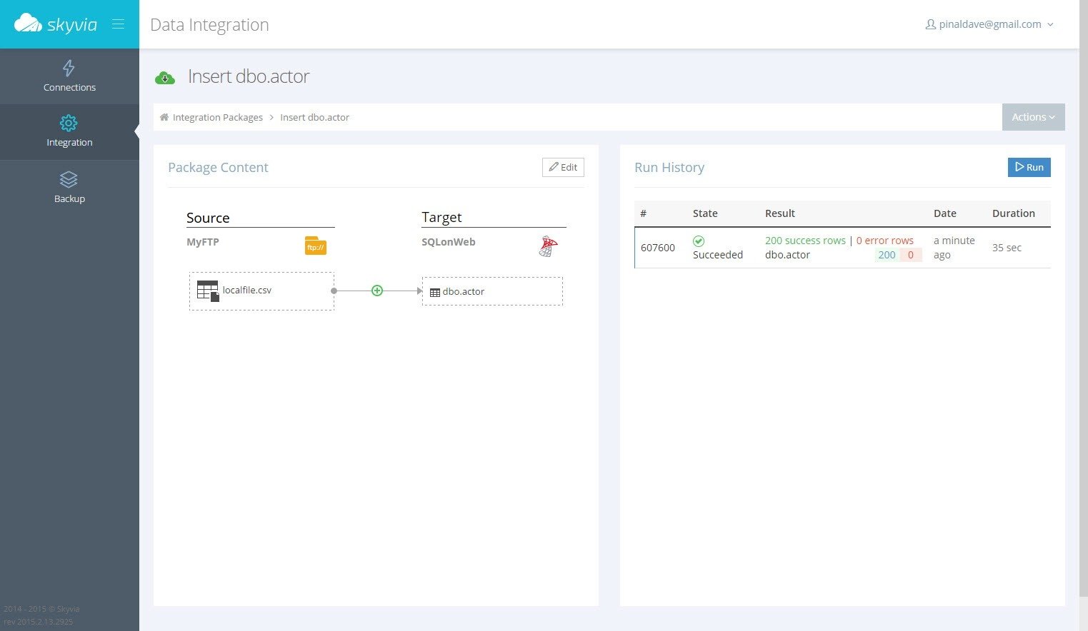 SQL Server query execution plan.