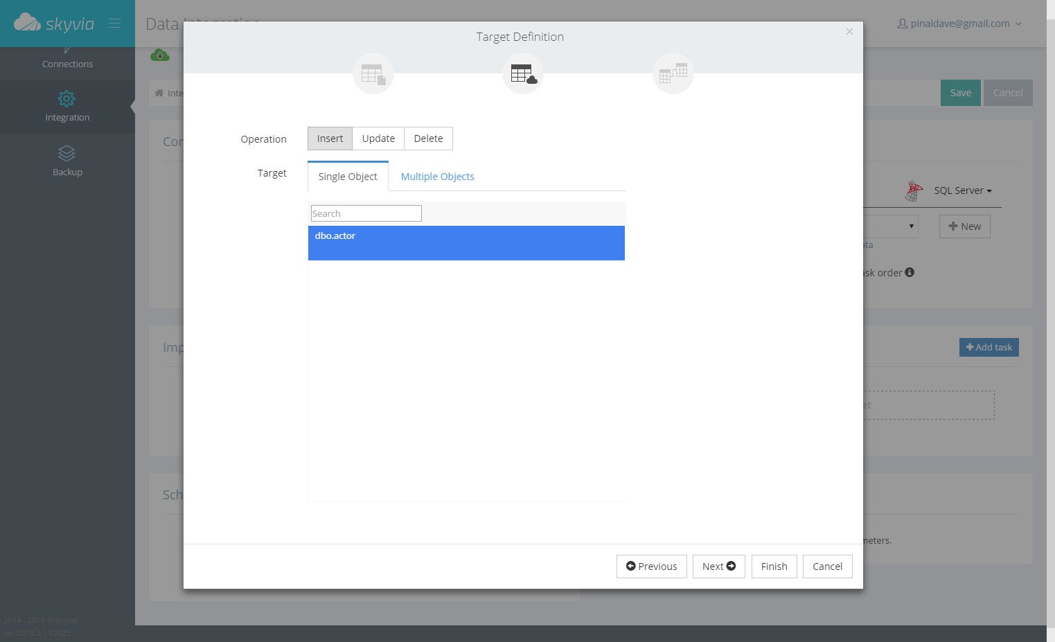 SQL Server Data Integration.
