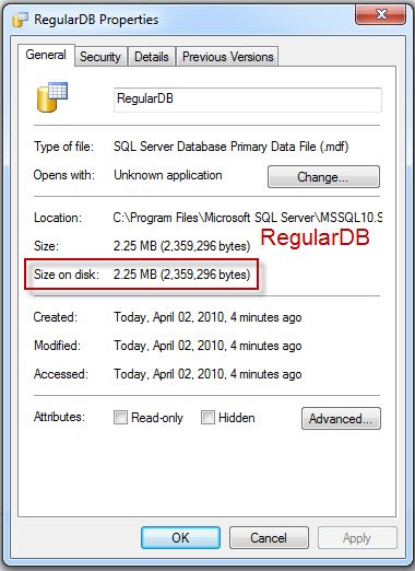 2008 snapshot database restore.