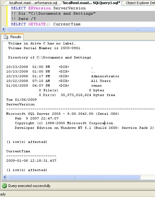 Execution plan in SQL Server Query Editor.
