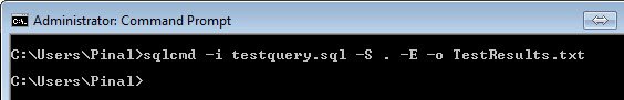 Administrator Command Prompt window.
