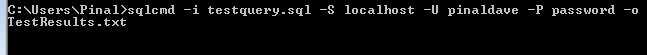 Displaying SQL query results.