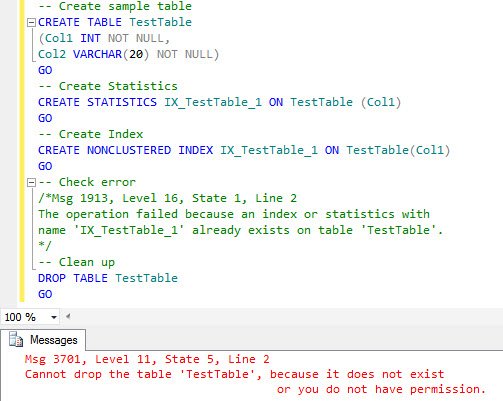 SQL Server error dialog.