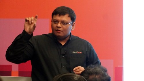 Pinal presenting at TechEd India 2013